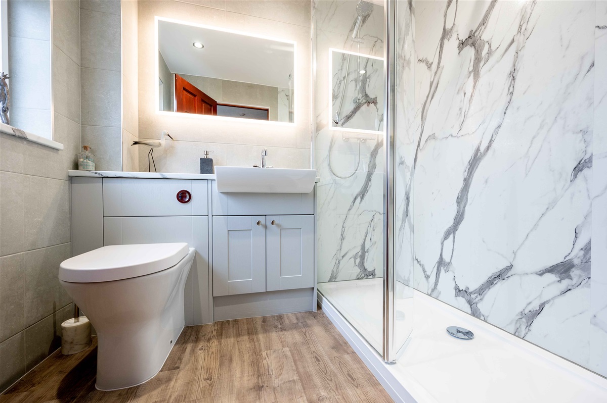 Aylsham Marble Bathroom | Modern Bathroom Designers Norwich