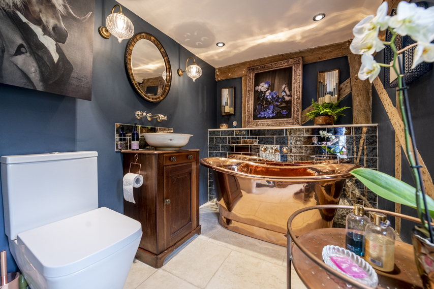 Brockdish Luxury Bathroom | Copper Bathroom Designs Norfolk