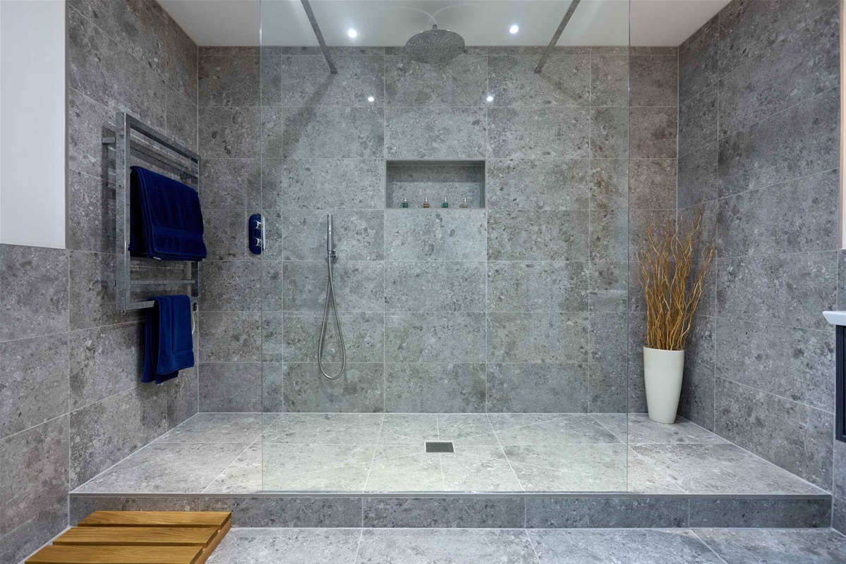 Loddon Luxury Walk Through Shower Room | Modern and Spacious Bathroom