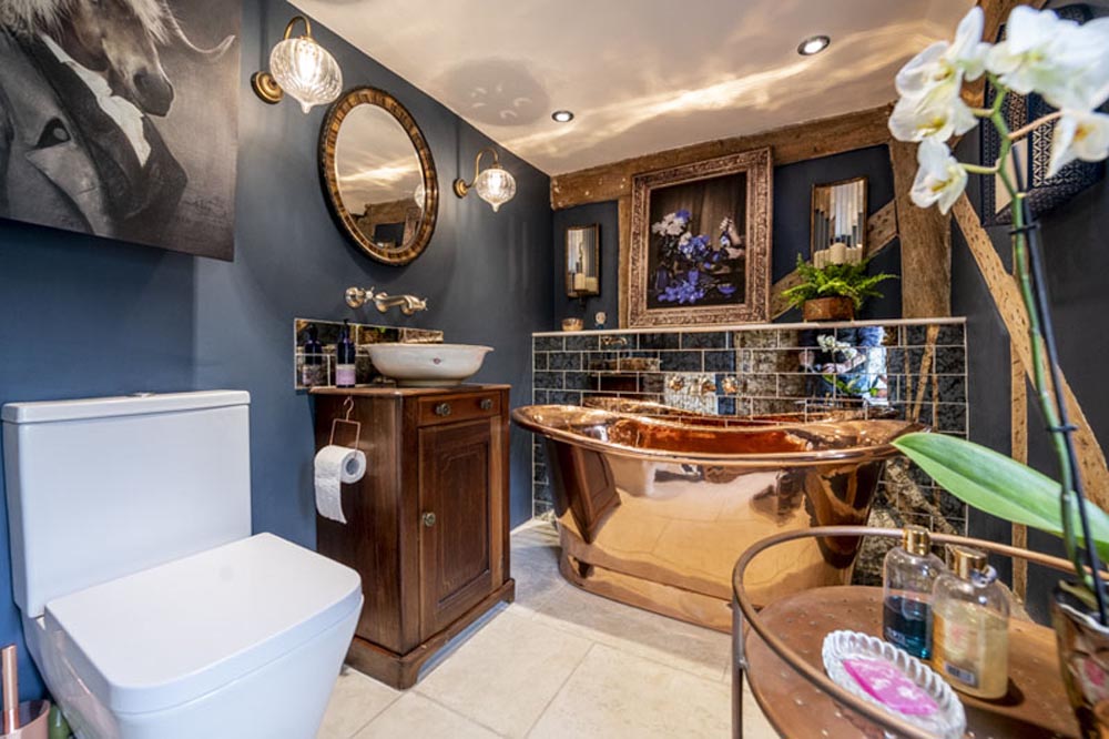 Brockdish Luxury Bathroom | Copper Bathroom Designs Norfolk