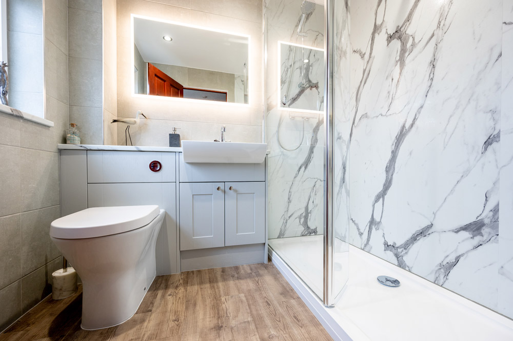 Aylsham Marble Bathroom | Modern Bathroom Designers Norwich