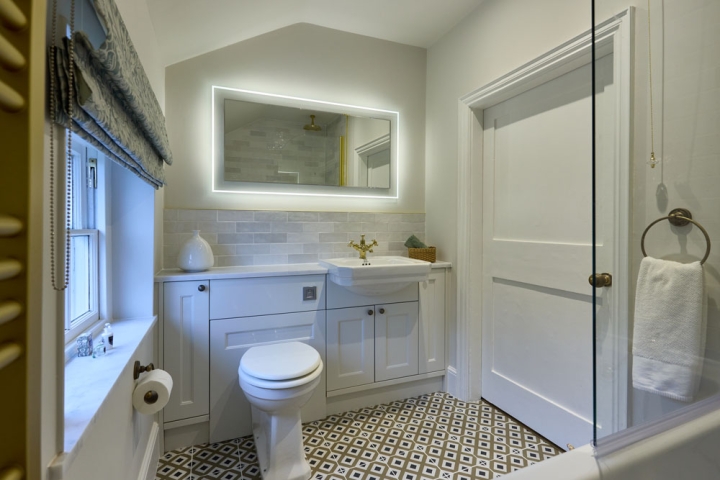 Traditional Bathroom with Fitted Furniture